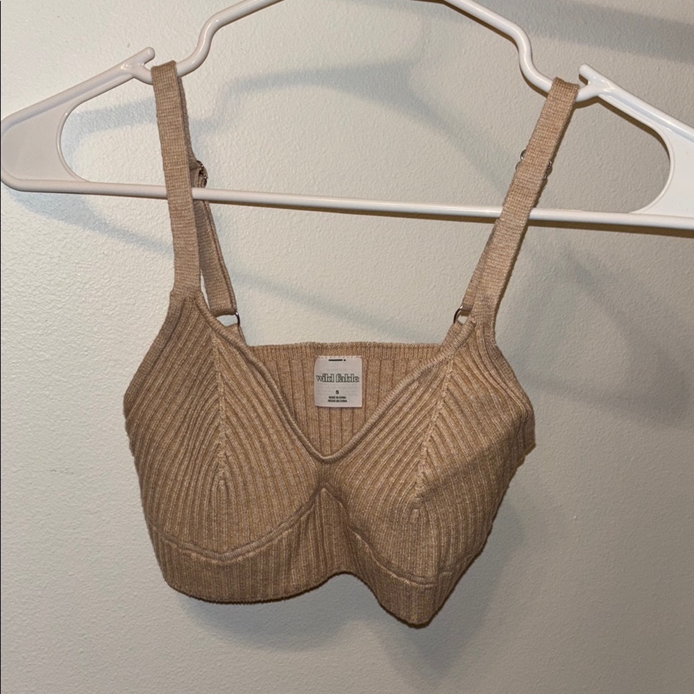 Tan Bralette by Wild Fable